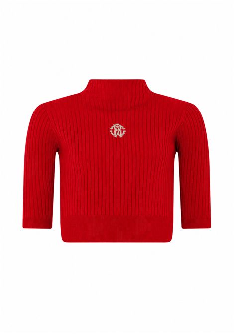 Pull collo alto ROBERTO CAVALLI KIDS | CGA26101MAG6RED RUMBA